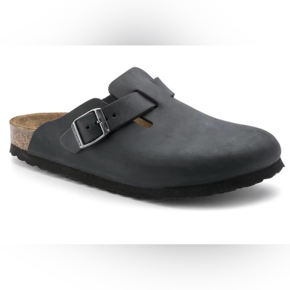 Birkenstock Boston Oiled Leather - Size EU 41 (USMens 8-8.5 USWomens 10-10.5) - Picture 1 of 11
